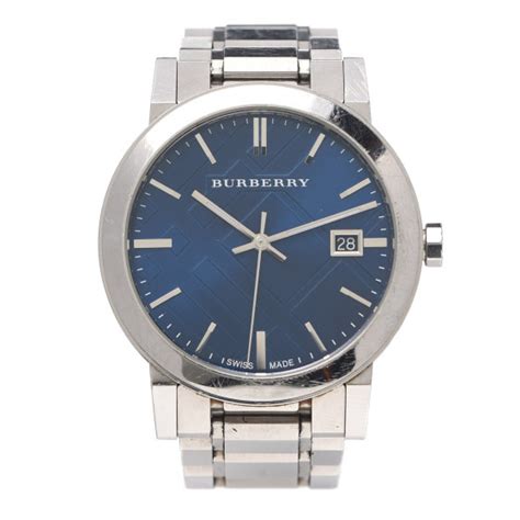 BURBERRY Stainless Steel 38mm The City Quartz Watch 